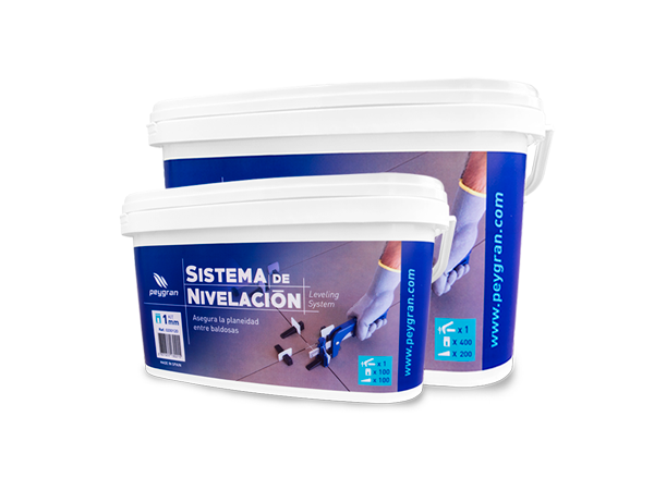 Kit de 100 o 400 cuñas y calzos Sistema de Nivelación Peygran con Alicate