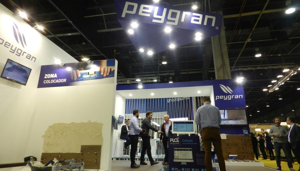 Stand de Peygran en Cevisama 2017.